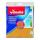 Vileda Fenstertuch, der Klassiker für strahlende Fenster, 3er Pack
