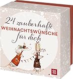 24 zauberhafte Weihnachtswünsche für dich: Adventskalender-Box mit 24 Zetteln