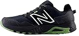 New Balance Herren 410 V8 Trailrunning-Schuh, Schwarz/Bleached Lime Glo/Phantom, 42 EU