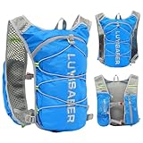 Trinkrucksack zum Laufen, Wasserrucksack zum Laufen, reflektierender Wanderrucksack | atmungsaktive Pads, verstellbarer Schultergurt, ultraleichter Wasserrucksack zum Trarunning