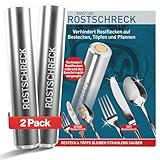 Rokitta's Rostschreck für Spülmaschine 2er Set – Das Original – Rost Magnet gegen Flugrost – Für strahlendes Besteck, Töpfe, Pfannen & Geschirrspüler – Bekannt aus 'Die Höhle der Löwen' – Ohne Chemie