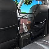 Vicera Auto Netz – Aufbewahrungsnetz für Vordersitze, Organizer benutzbar als Trennnetz & Barriere für Hunde