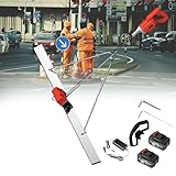 Power Estrich Betonbearbeitungsgerät Rüttelset Rüttelset, Akku-Rüttelset, Nivellierwerkzeug, wiederaufladbares Rüttellineal, elektrisches Finishing-Werkzeug, elektrischer Rüttelbohle, 2 Akk