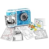 Vtech KidiZoom Print Cam blau – Sofortbild-Kinderkamera mit Druckfunktion,Selfie- und Videofunktion,Effekten,Spielen u. v. m. Für Kinder von 4-12 Jahren