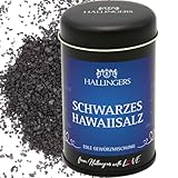 Hallingers Schwarzes Hawaiisalz (Dekosalz) - Premium Salz für Gemüse, Fisch & Fleisch (Dose) - Ostergeschenke Osterkörbchen Ostereier & als Osterdeko | Geburtstag Glückwunsch Neues Zuhause Danke Freun