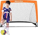 Dimples Excel Fussballtor Pop Up Fussballtore für Kinder Garten Fussball Tor Football Ball Tore x1, 4'×3'