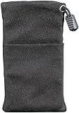 Xcase Microfaser Etui: Universelle Mikrofaser-Tasche mit Reinigungs-Funktion 70x130x20mm (Mikrofaserhülle, iPpod Classic Tasche, Smartphone Hülle)
