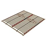 Holz-Lattenrost 80x200 Surface Standard mit Härteregelung im Lendenbereich, aus Birkenlatten gefertigt, für Selbstmontage