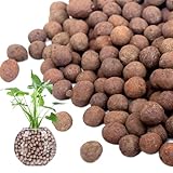 2,3 kg Leca-Tonkiesel für Pflanzen, erweiterte Leca-Kugeln für Zimmerpflanzen, Orchideen-Blumenerde, Bodenverbesserung, Drainage, einfache Wiederverwendbarkeit, 4-16 mm