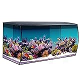 Fluval Flex Marine Aquarium 123L, Meerwasser Aquarium, schwarz, 1 Stück