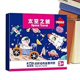 Kustimantu Magnetisches Spiel | Aktivitätsspiele auf Reisen, Lernspiel 2 3 4 5 6 Jahre Jungen Mädchen | Geschenk Geburtstag Kindergarten Reise Straße