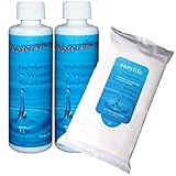 Pflegemittel Set für Wasserbetten - 2 Conditioner Waterclean + 15 Easylife Vinyl Reinigungstücher