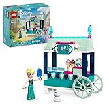 LEGO Disney Frozen Elsas Eisstand, Eiscreme-Spielzeug für Kinder mit Prinzessin Elsa-Puppe und Mini-Schneemann, Set zum Film Die Eiskönigin, spontanes Geschenk für Mädchen und Jungen ab 5 Jahren 43234