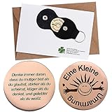 XIAONIU Eine kleine Umarmung Glücksbringer, Glücksmünze Mutmacher Geschenk, Neujahrsglücksbringer Glücksmünze für Prüfung bestanden Inspirierendes Geschenk Edelstahl Doppelseitig Rund Glücksmünze