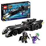 LEGO DC Batmobile: Batman verfolgt den Joker Set, Batmobil-Spielzeugauto von 1989 mit 2 Minifiguren, Automodell des Dark Knight mit Batarang, Superhelden-Geschenk für Kinder, Jungen und Mädchen 76224