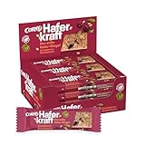 Haferriegel | Corny Haferkraft Cranberry-Kürbiskern | Veganer Vollkorn Müsliriegel mit Cranberrys und Kürbiskern | Energiereicher Snack für unterwegs | Großverpackung 12x50g