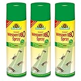 NEUDORFF Permanent Wespen-TurboSpray - 3x 500 ml - zur schnellen und effektiven Bekämpfung von Wespennestern und Wespen