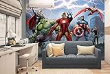 Papier peint Equipe Avengers Marvel 252X182 CM