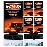 Autoglas-Ölfilm-Entfernungstücher – 5 Stück Feuchtigkeitsspendende Tragbare Antibeschlag-Tücher | Autoglas-Ölfilm-Entferner Für Innenrückspiegel, Scheinwerfer, Reifen, Marine, Motorrad, LKW