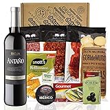 Präsentbox - Tapas-Abend für Zwei I Tapas I Geschenk für Feinschmecker und Spanienfans | Spezialitäten aus Spanien | Geschenk für Männer & Frauen