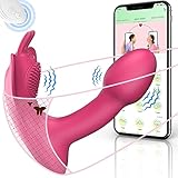 Sex Spielzeug für Paare Butterfly Vibration für Frauen - Dildo Vibrator mit Fernbedienung, APP Sexspielzeug Leise, Sex Toys Set Damen, Klitoris Stimulator Vibratorslips Unterwegs