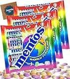 Mentos World Flavours 3 x 8 Rollen - 24 x 37,5g - Mentos-Dragees Kaubonbons 8 verschiedene Sorten - Jawela Set