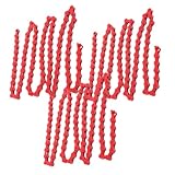 Mikinona 3 Stück Stabile Fahrradkette aus Stahl für Mountainbikes Glatte Schmierung Schnelles Schalten Kompatibel als Ersatzkette für Single Speed und Racing Fahrräder Praktische und