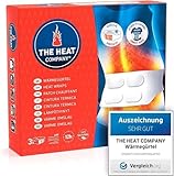 THE HEAT COMPANY Wärmegürtel - 3 Stück - EXTRA WARM - Preis-Leistungs-Sieger - 12 Stunden wohlige Wärme - sofort einsatzbereit - luftaktiviert - rein natürlich - für alle Größen: S-XL