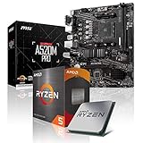 Memory PC Aufrüst-Kit Bundle Ryzen 5 5500 6X 3.6 GHz Prozessor, A520M Pro Mainboard (zusammengebaut inkl. Bios Update + Funktionskontrolle)
