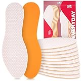 SULPO 10 Paare Einlegesohlen mit einem frischen Duft Einlagen gegen Schweißfüße Schuheinlagen für Damen und Herren anti Geruch Sohlen/Gr. 36-47 (46)