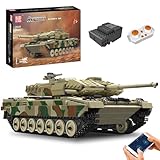 Mould King 20020 Ferngesteuert Tank Bausteine Modell, Technik Panzer Kit mit Fernbedienung und App Dual Control, Panzer Spielzeug Bausatz als Geschenk/Sammlerstücke (1091+ Teile)