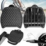 2Pcs PP Pedal Plate,Klickpedale,Rennrad Pedale,Kompatibel mit Shimano SPD-SL Klickpedale,Ändert Klickpedale zu Flats,Keine Shuhplatten Benotigt für klick-Pedale