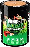 MICROBE-LIFT Vita Flakes - 1000 ml - Hochwertiges Flockenfutter als Alleinfutter, fördert Gesundheit und Vitalität von Fischen in Süßwasseraquarien.