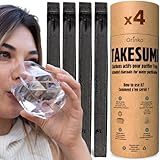 Binchotan Bio X4 – Aktivkohle Takesumi aus Bambus für Wasserreinigung – umweltfreundliche und nachhaltige Filtration – Packung mit 4 Takesumi-Sticks