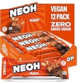 NEOH Erdnussriegel ohne Zuckerzusatz | kein zugesetzter Zucker & Palmölfrei | 100% Vegan | Proteinreich | Gesunde Snackalternative | 12er Pack