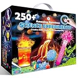 UNGLINGA 250+ Wissenschaft Experimente Kits für Kinder, Jungen Mädchen Spielzeug Geburtstag Geschenke Ideen, Chemie-Set, STEM Aktivitäten Bildungsprojekt, Vulkan Wissenschaftler Kit