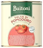 BUITONI Salsa Di Pomodoro, Fertige Tomatensauce, intensiver Tomaten Geschmack, ohne Haut, Kerne und Strunk, 1er Pack (1 x 3 kg Dose)