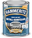 Hammerite Metallschutzlack Hammerschlag silbergrau 750ml