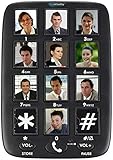 simvalley Communications Seniorentelefon: Senioren-Festnetz-Telefon mit 12 Foto-Schnellwahl-Tasten, Freisprecher (Seniorentelefon Festnetz, Großtastentelefon, Festnetztelefon für Demenzkranke)