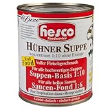 Hesco Hühnersuppe First Cass stark konzentrierte Hühnerbrühe 850ml