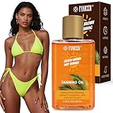 150ML Bräunungsöl für Sonne und Außensonne, Bräunungsbeschleuniger für vorgebräunte und dunkle Haut, verbessern Ihren natürlichen Hautton, Tiefe Bräunung für Ideal Bronze
