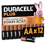 DURACELL Plus AA-Batterien (12er-Pack) – Alkaline-Batterien 1,5 V