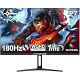 Minifire Gaming Monitor 27',180 Hz, WQHD, Nano IPS, OD 1ms, HDR, 120% sRGB, AMD FreeSync+,Motion Blur Reduction Technologie, VESA(100 x 100 mm) - Schwarz MFG27F4Q