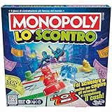 Hasbro Gaming Monopoly - Der Schock, Brettspiel für 2-8 Spieler, Spiel für Jungen und Mädchen ab 8 Jahren, dynamischer Partyspaß, Italienische Version