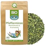 Bio Pfefferminztee 500g - mentholreich & aromastark - europäischer Anbau vom Familienbetrieb - lose und getrocknet - PEPPERMINTMAN