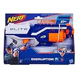 NERF Hasbro B9837EU40 B9837EU4 - N-Strike Elite Disruptor Spielzeugblaster, mit Trommelmagazin, 22.5x32x7.5cm