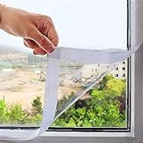 Mellroom Fenster Isolierfolie Thermo Cover Transparente 120cm X 160cm Zuschneidbar | zur Wärmedämmung an Fenstern Energiesparende Kälteschutz Fensterisolierung |selbstklebend Wiederverwendbar