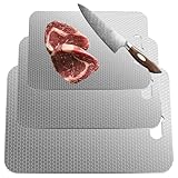 Schneidebretter Für Die Küche | Beidseitiges Rutschfestes Werkzeug-Set,Edelstahl Schneidebrett Servierplatte | Für Obst Charcuterie Käse Mahlzeitenzubereitung Zuhause Restaurant Angeln