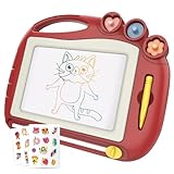 Magicat Zaubertafel Maltafel 8,5 Zoll I Kreatives Spielzeug Set mit Stempeln & Stickern I Ideal für Reisen mit Kindern I Flugzeug Beschäftigung Kinder I Urlaub must haves Kinder