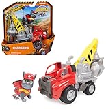 Rubble & Crew - Kran-Baufahrzeug mit Charger-Figur (Basis Fahrzeug), Spielzeug für Kinder ab 3 Jahren